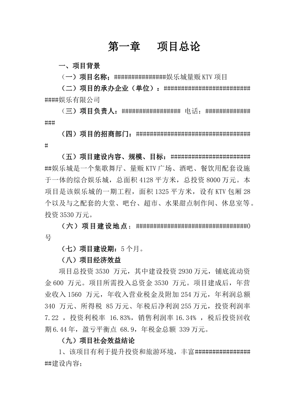 娱乐城量贩ktv可行性研究报告_第3页