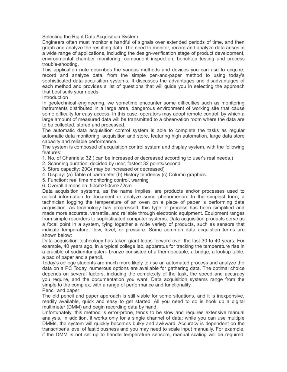 子信息工程数据仓库-正确选择数据采集系统-学位论文_第1页