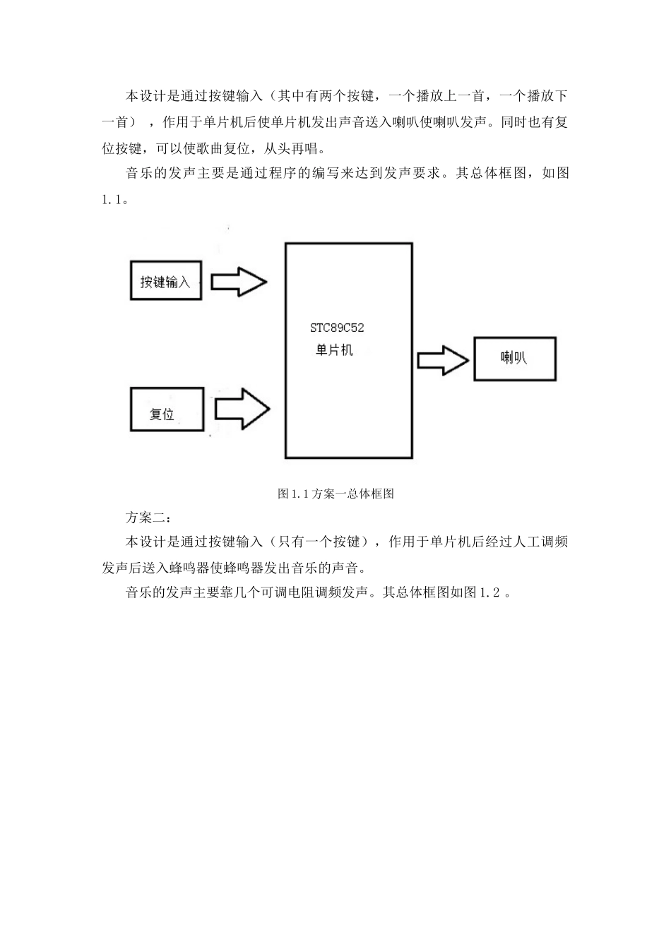 学位论文-—基于单片机电子门铃设计_第2页