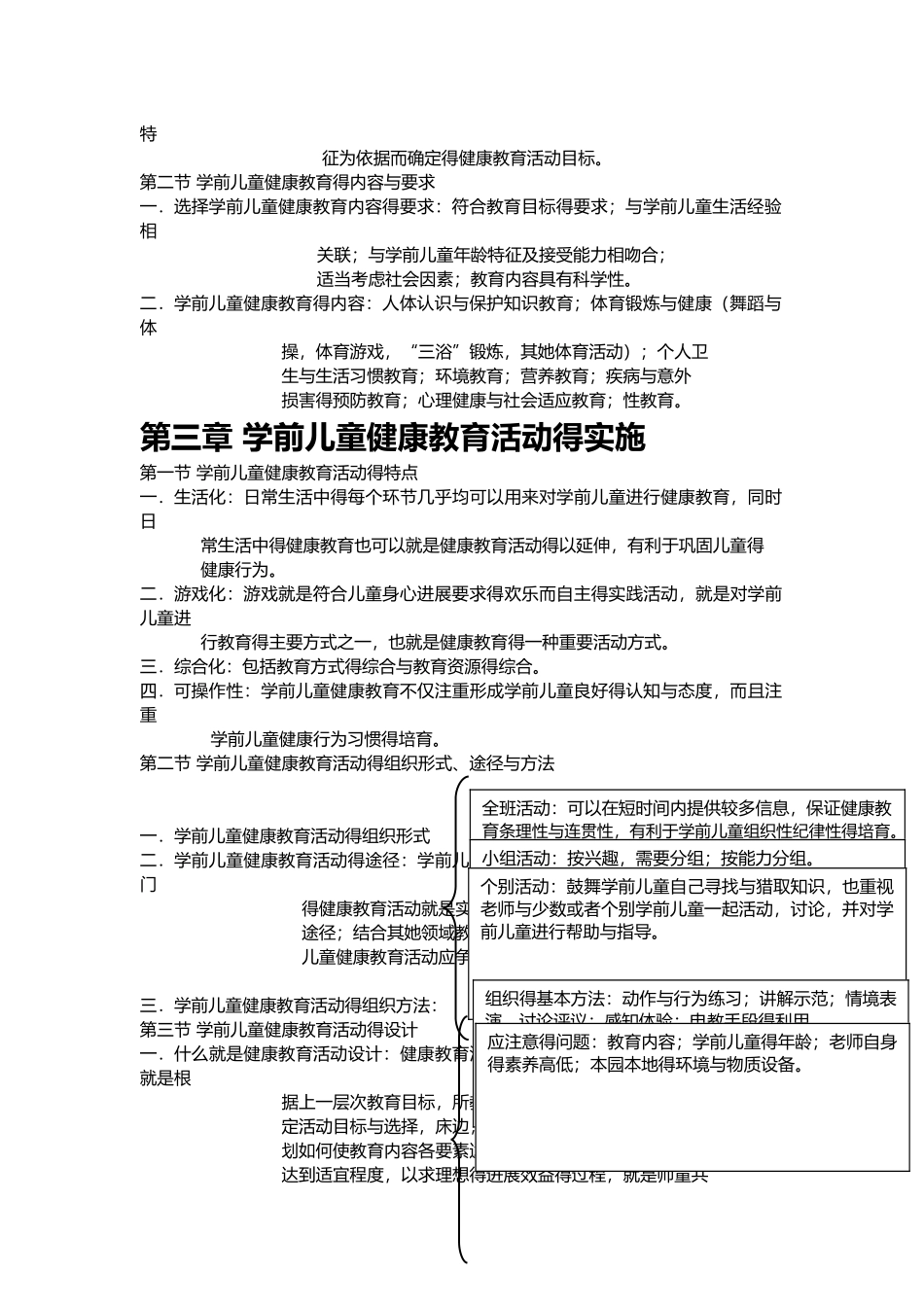 学前儿童健康教育 总结_第2页