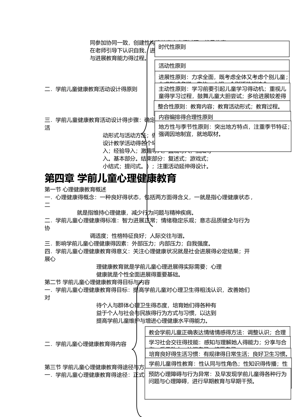 学前儿童健康教育 总结_第3页