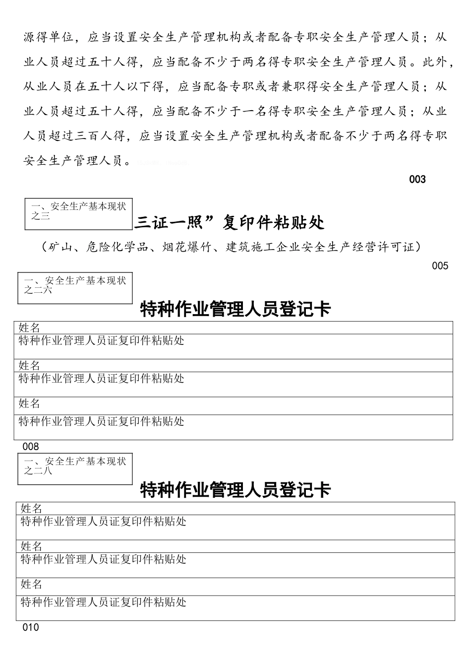 安全生产台帐表格_第2页