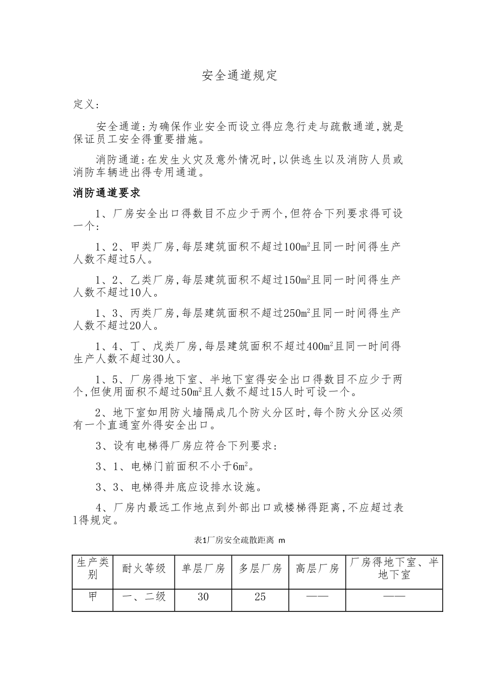 安全通道规定_第1页
