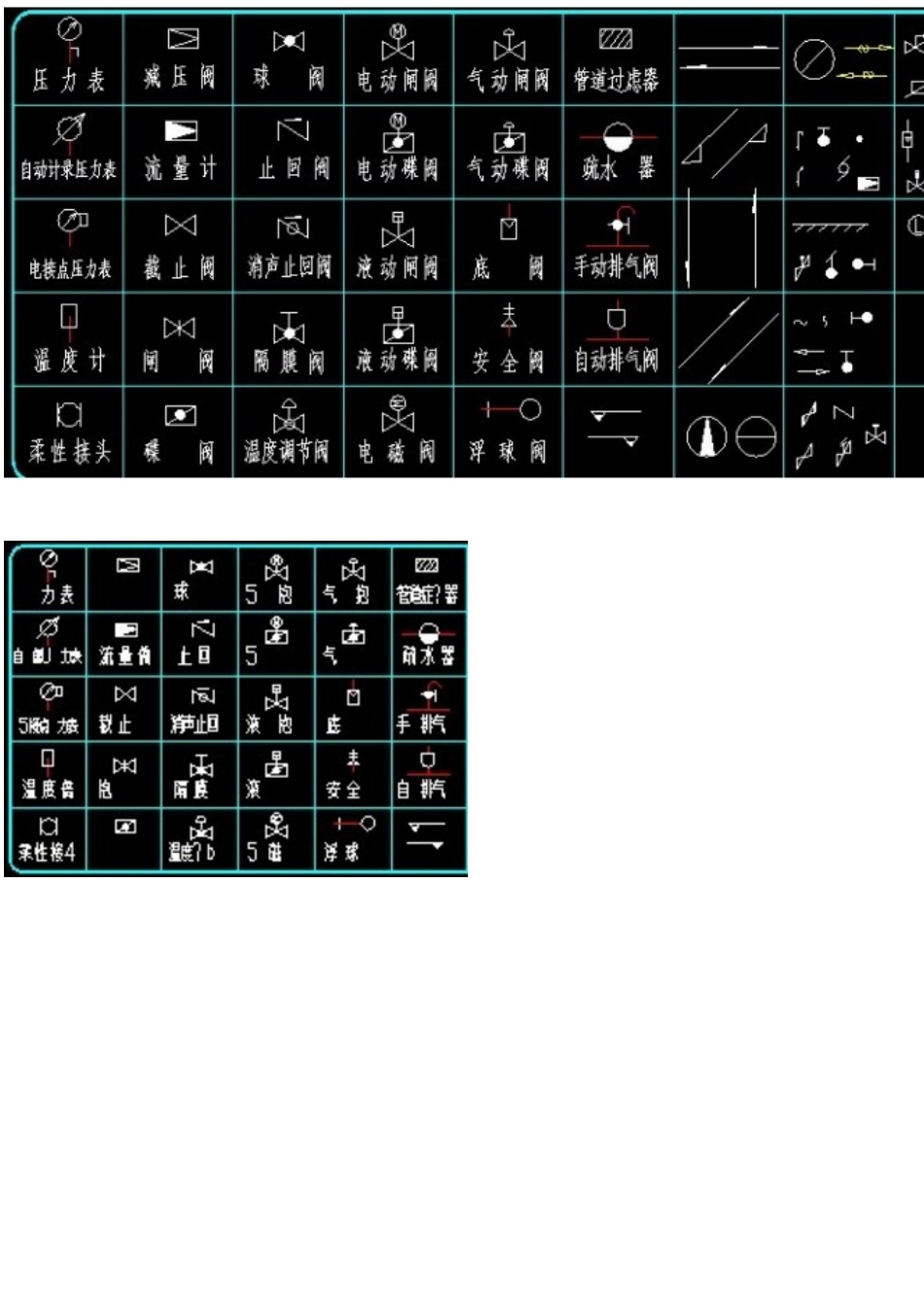 安装给排水图例_第2页