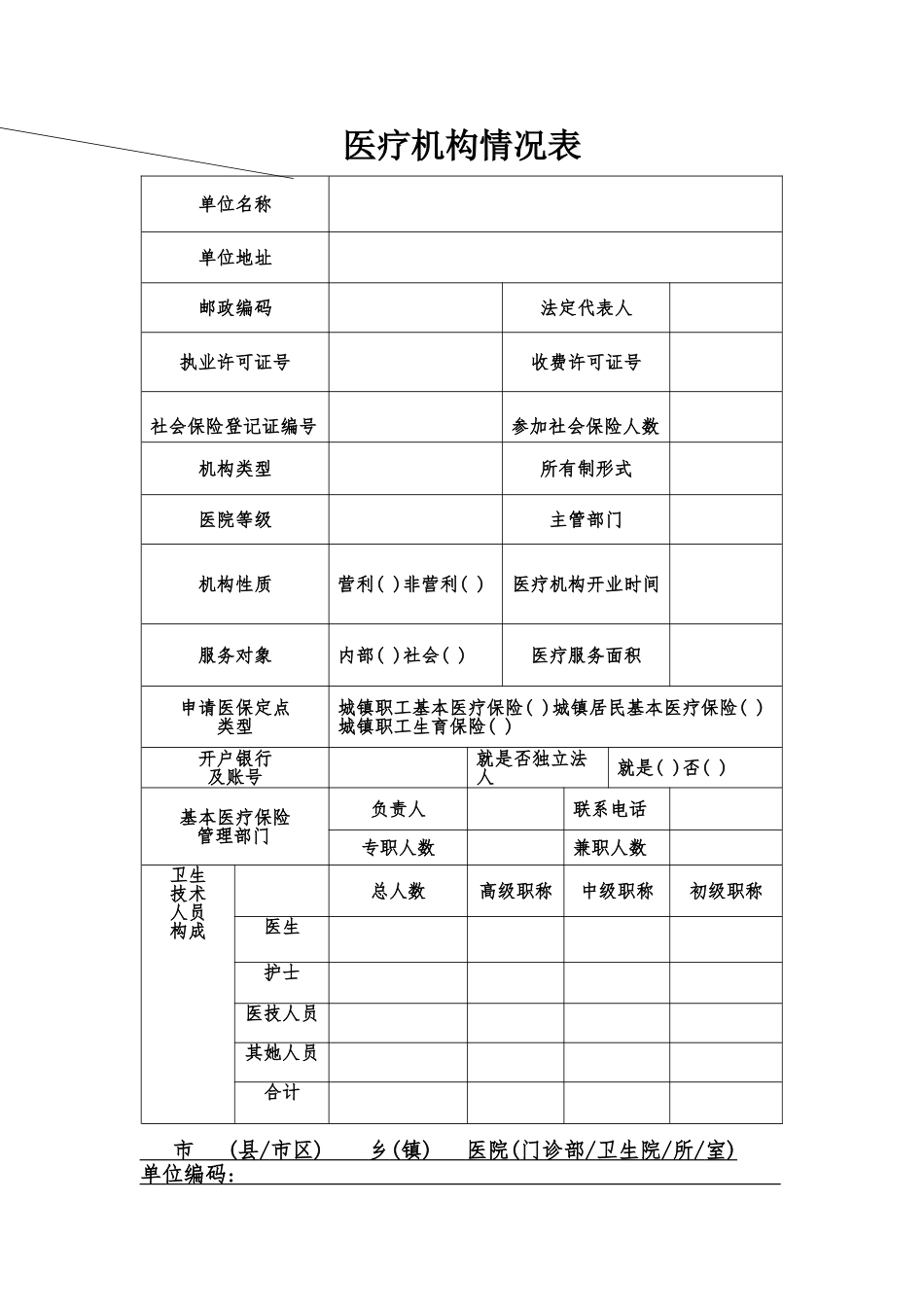 定点医疗机构申请书_第2页