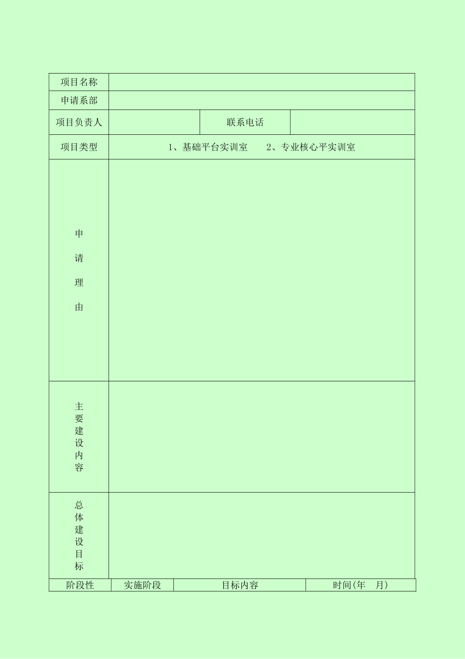 实训基地建设项目建议书_第3页