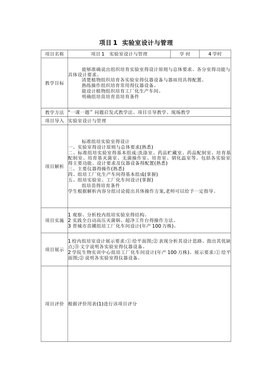 实验室设计与管理教案_第1页