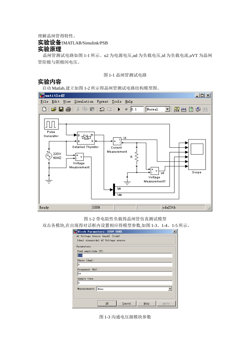 实验报告-电力电子仿真实验_第2页