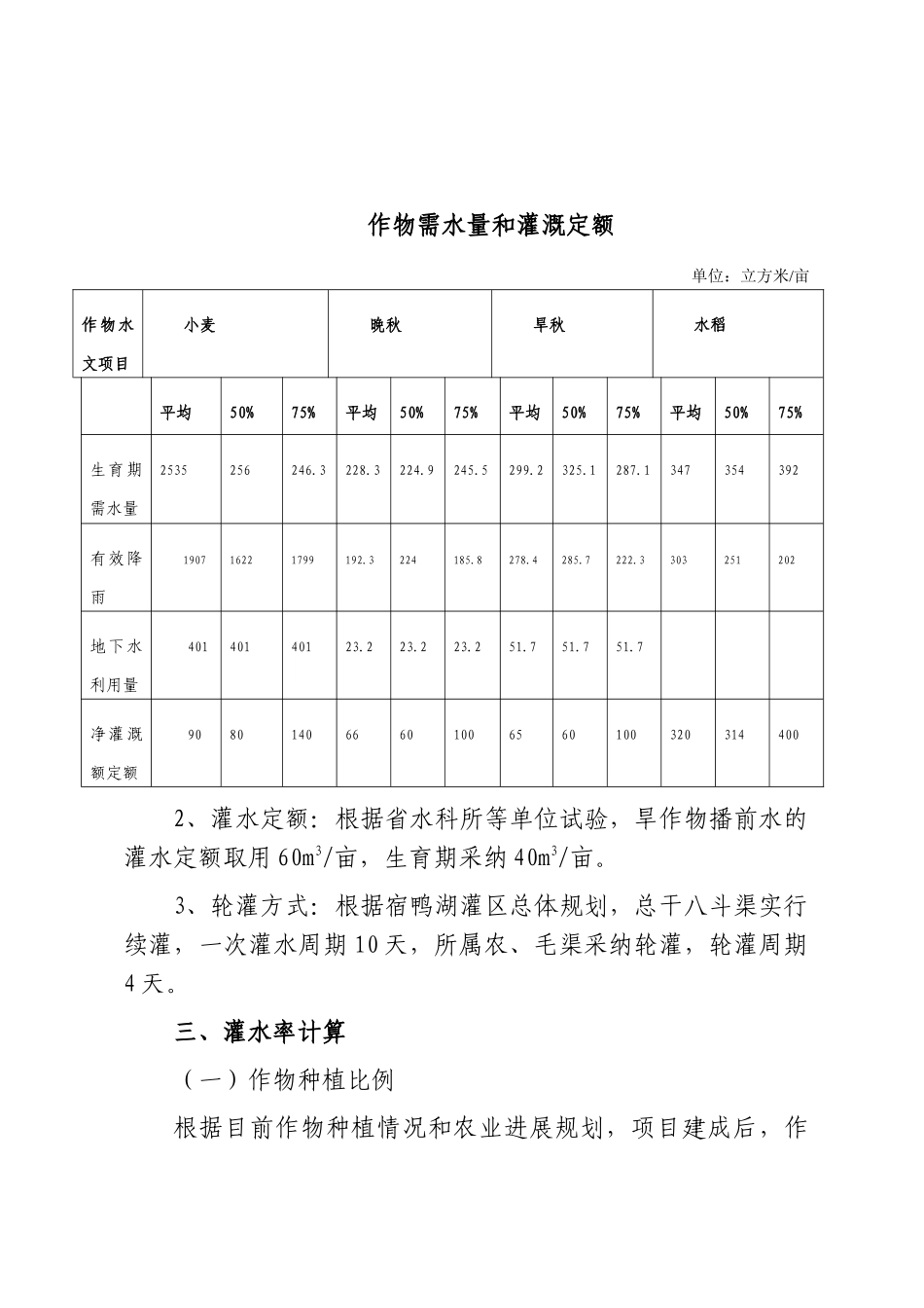 宿鸭湖灌区总干八斗典型工程设计_第3页