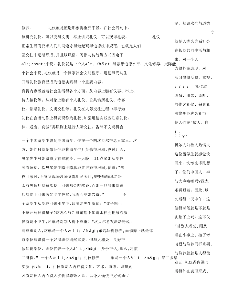 小学文明礼仪PPT_第2页