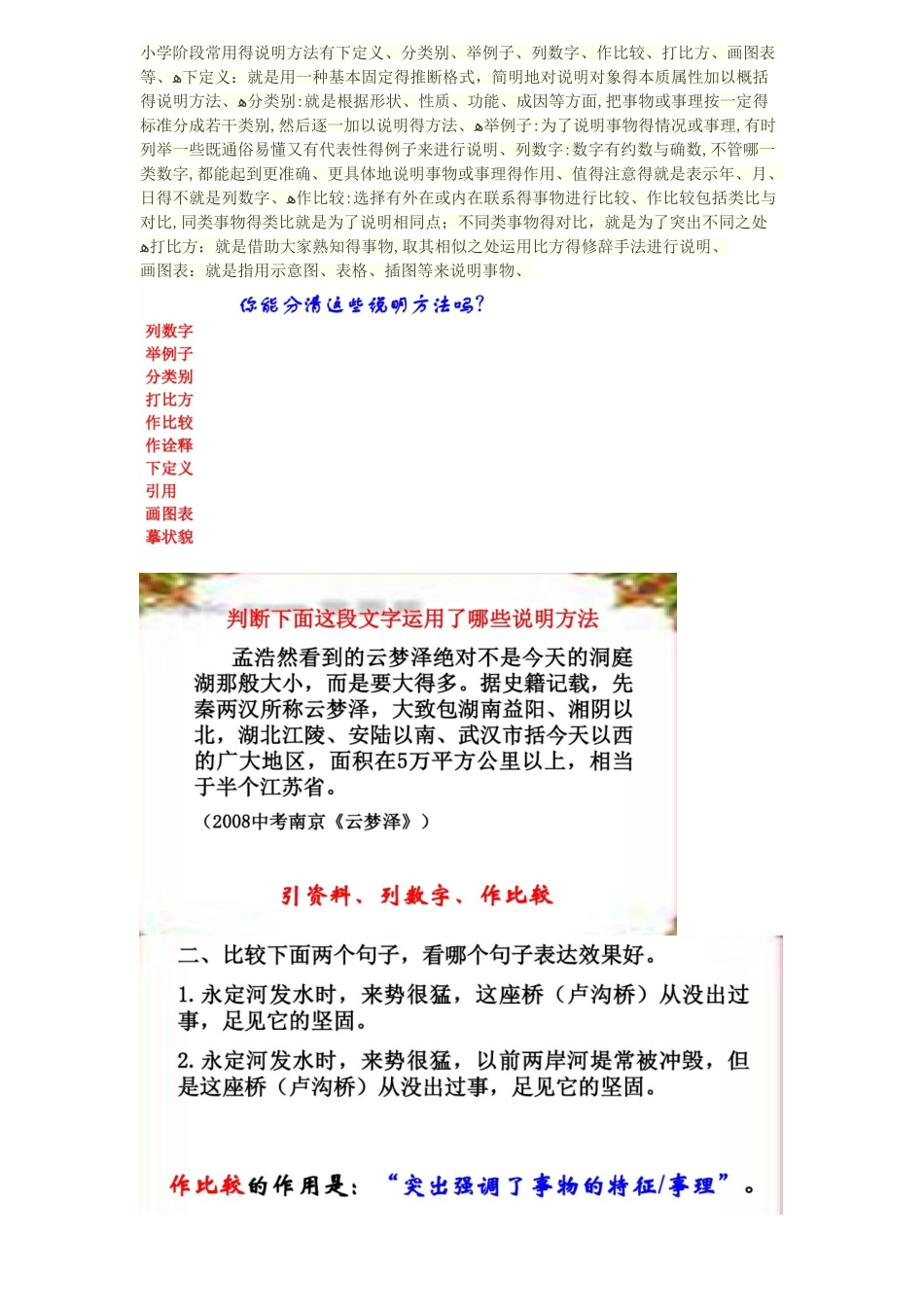 小学阶段常用的说明方法有下定义_第1页