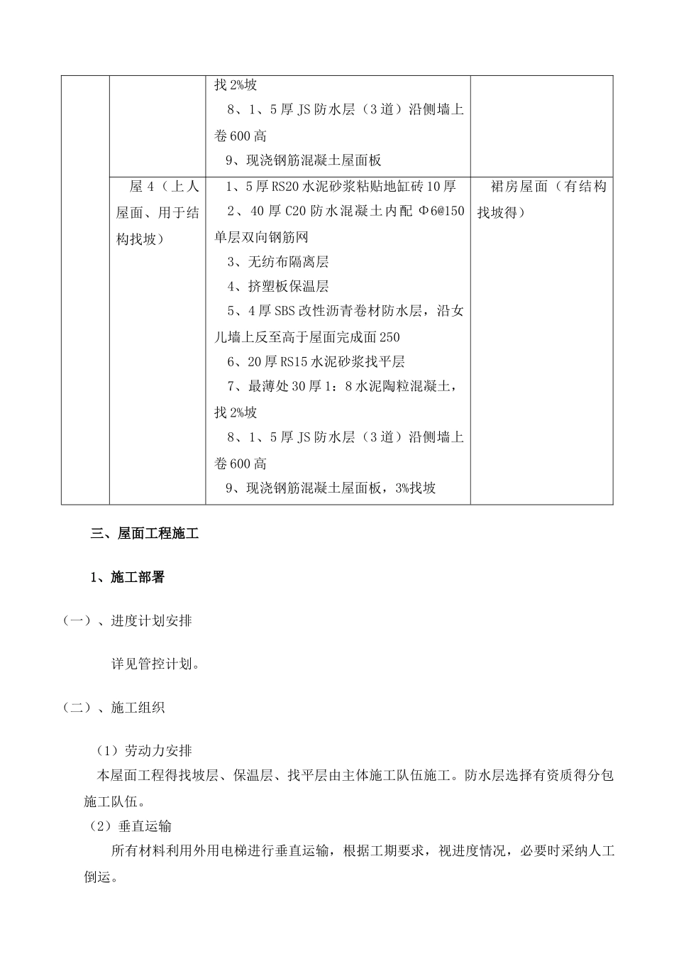 屋面工程施工方案_第3页