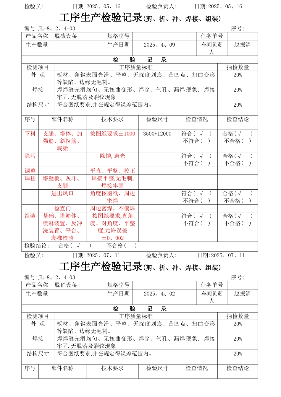工序生产检验记录_第3页