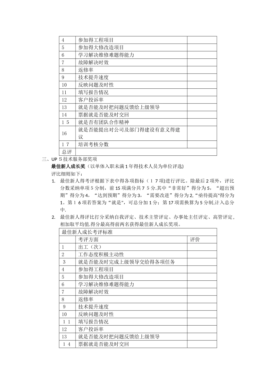 工程师考核表_第3页