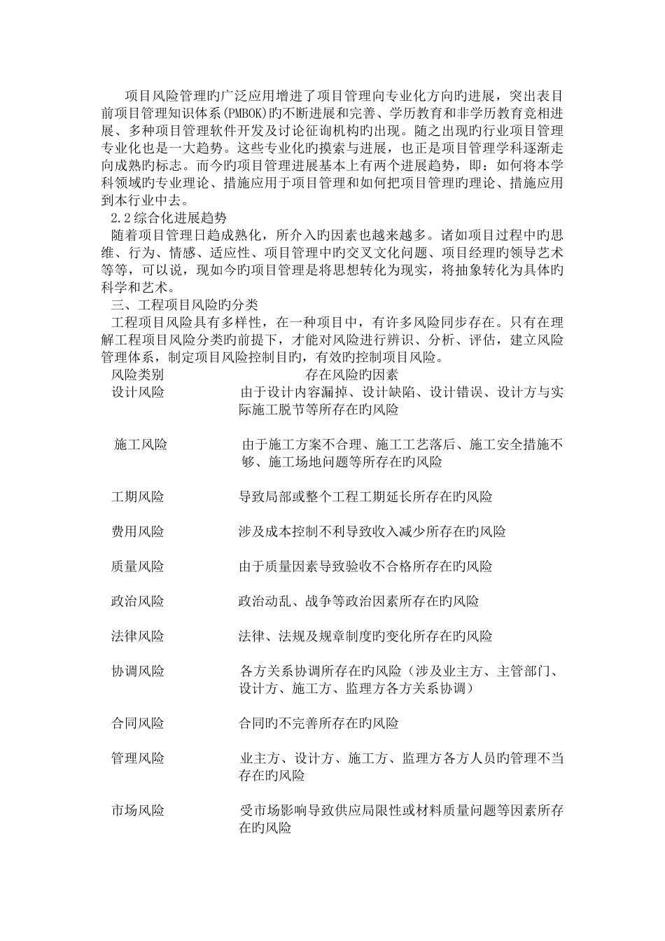 工程项目风险管理_第2页