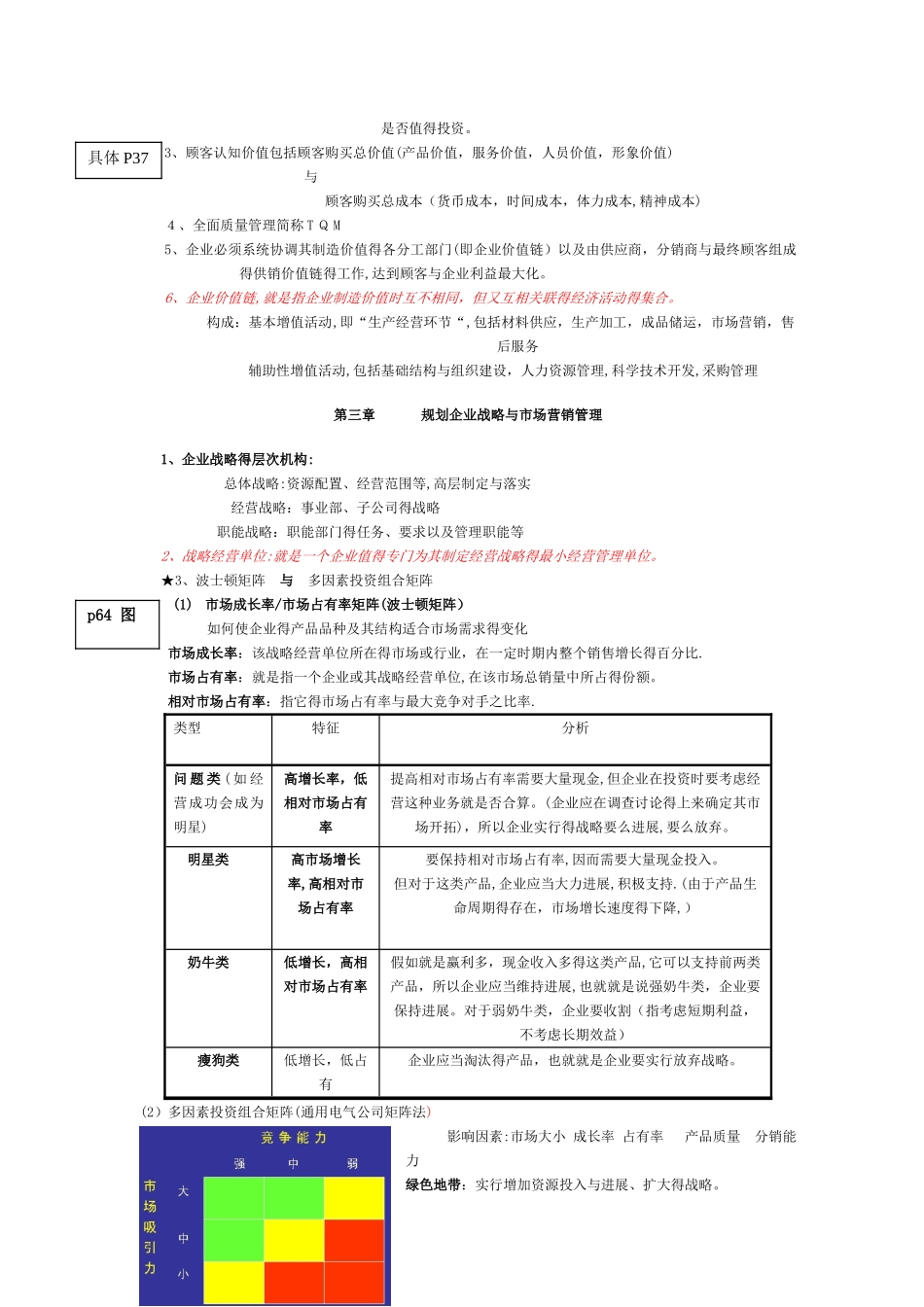 市场营销学 重点知识_第2页