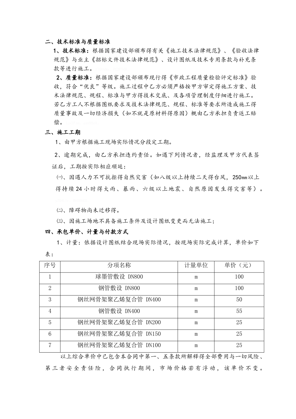 市政管网施工劳务合同_第3页