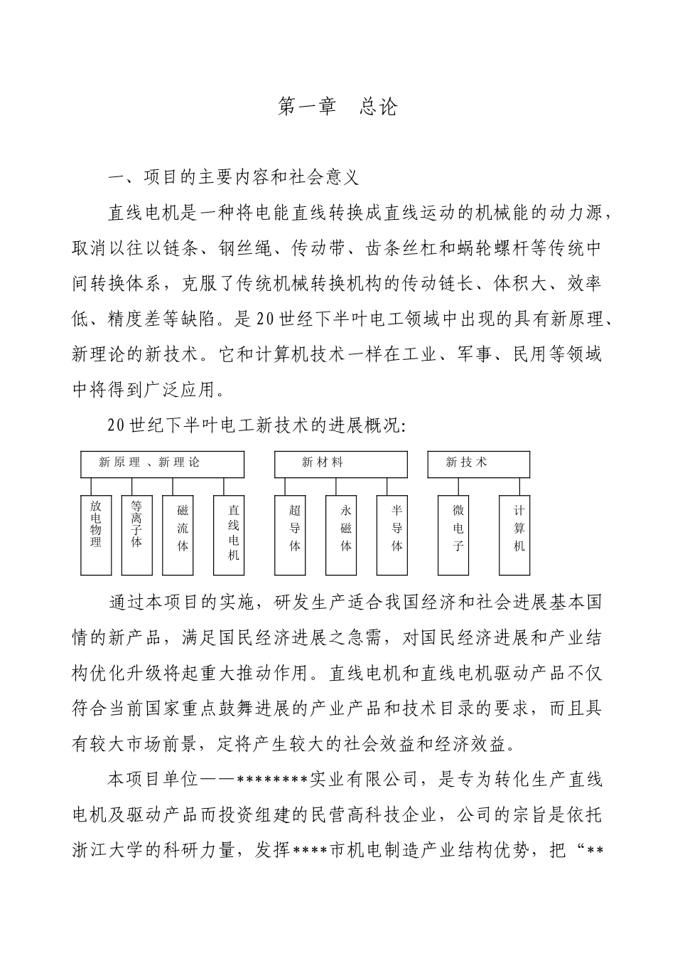 平板型直线电机及其驱动产品项目可行性研究报告书_第3页