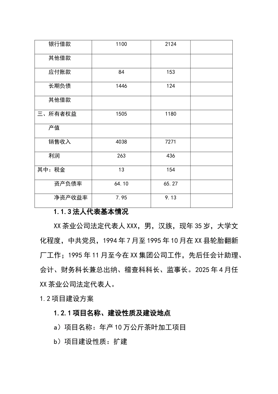 年产10万公斤茶叶加工项目可行性研究报告_第3页