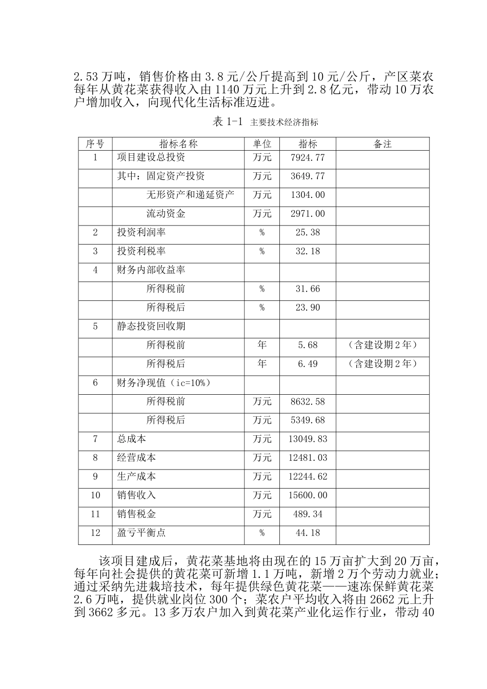 年产2.6万吨速冻保鲜黄花菜生产线工程_第3页
