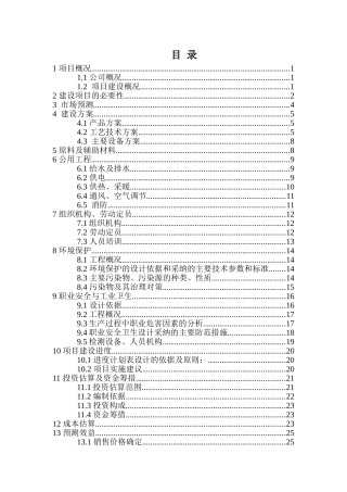 年产20万立方米粉煤灰陶粒生产线项目可行性研究报告书