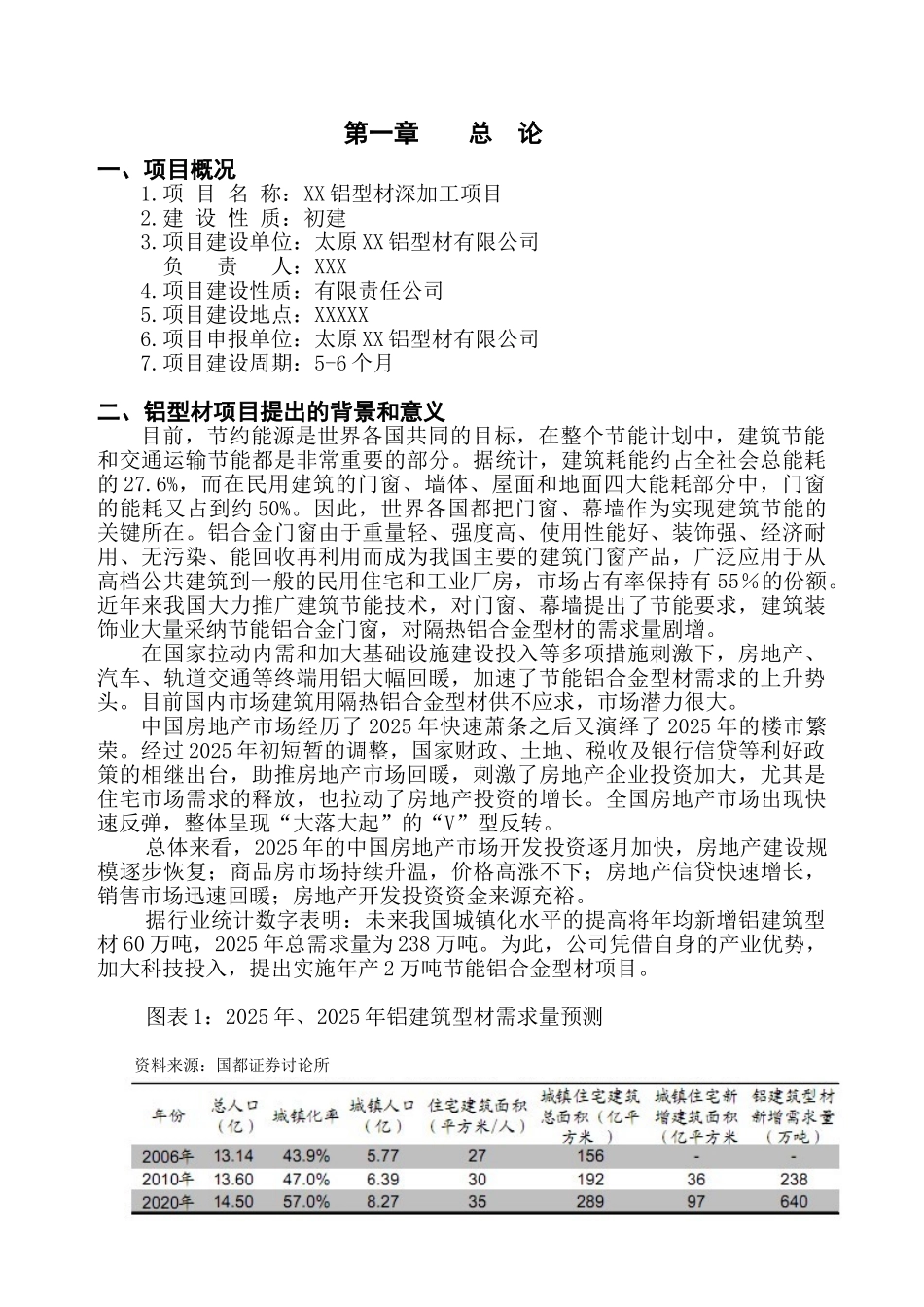 年产2万吨节能铝合金型材项目可行性研究报告_第3页