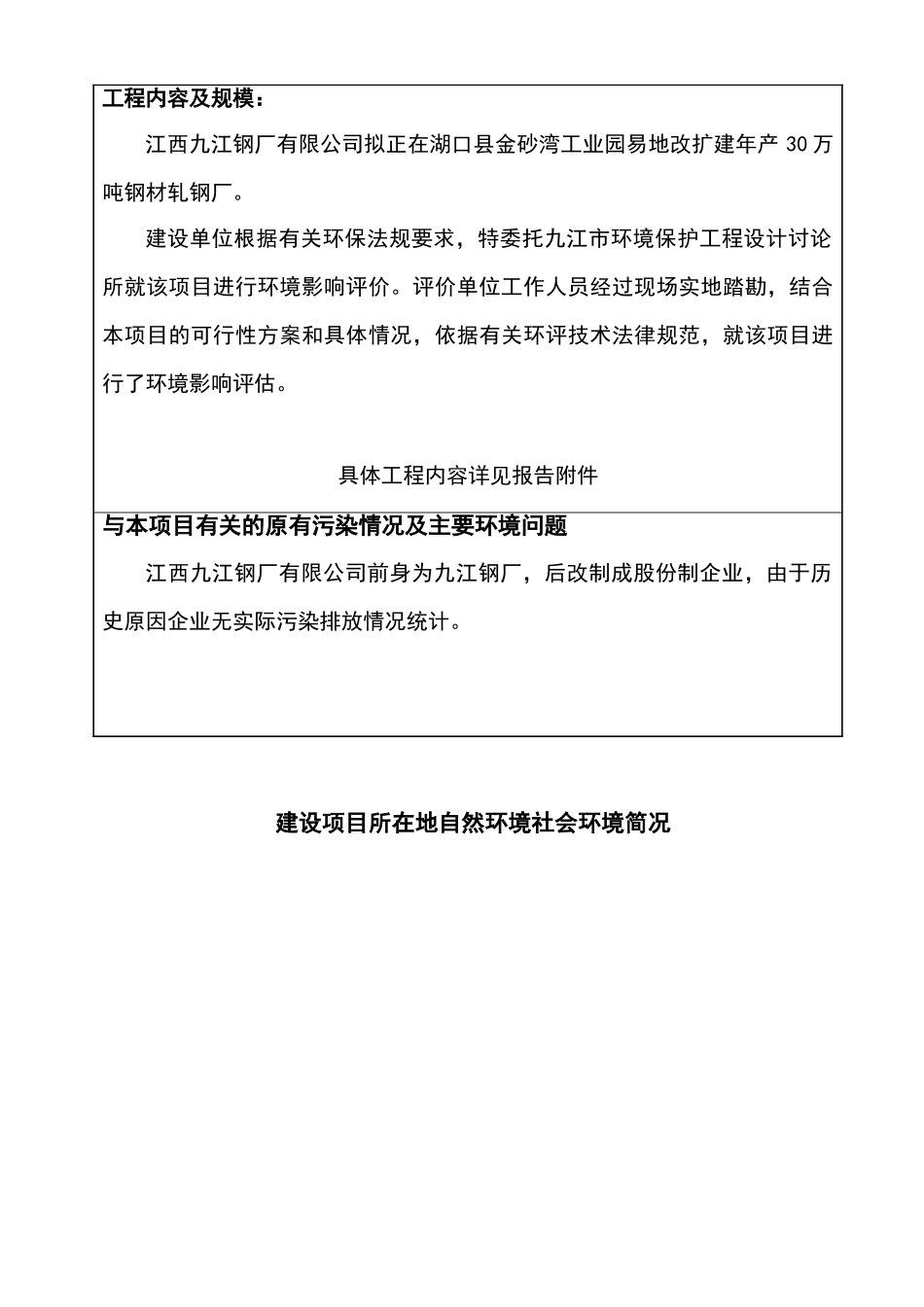年产30万吨钢材轧钢厂项目环境评估报告书_第3页