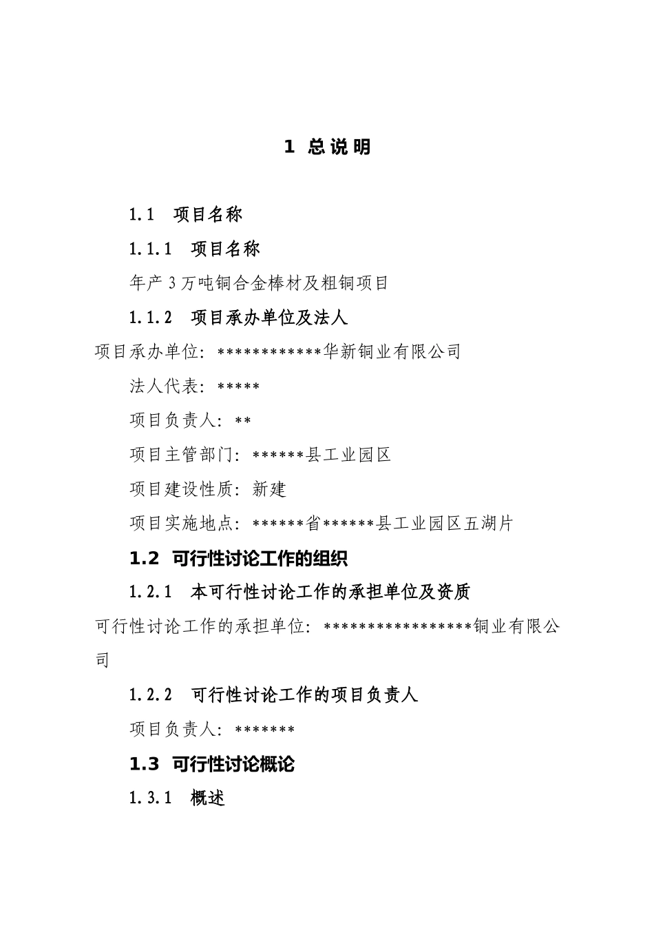 年产3万吨铜合金棒材及粗铜生产线项目可行性研究报告_第2页