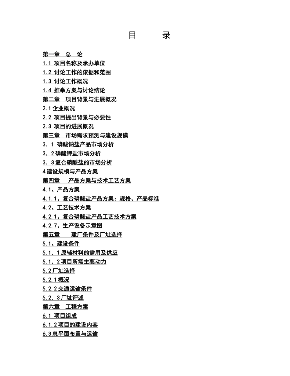 年产5万吨复合磷酸盐项目可行性研究报告_第3页