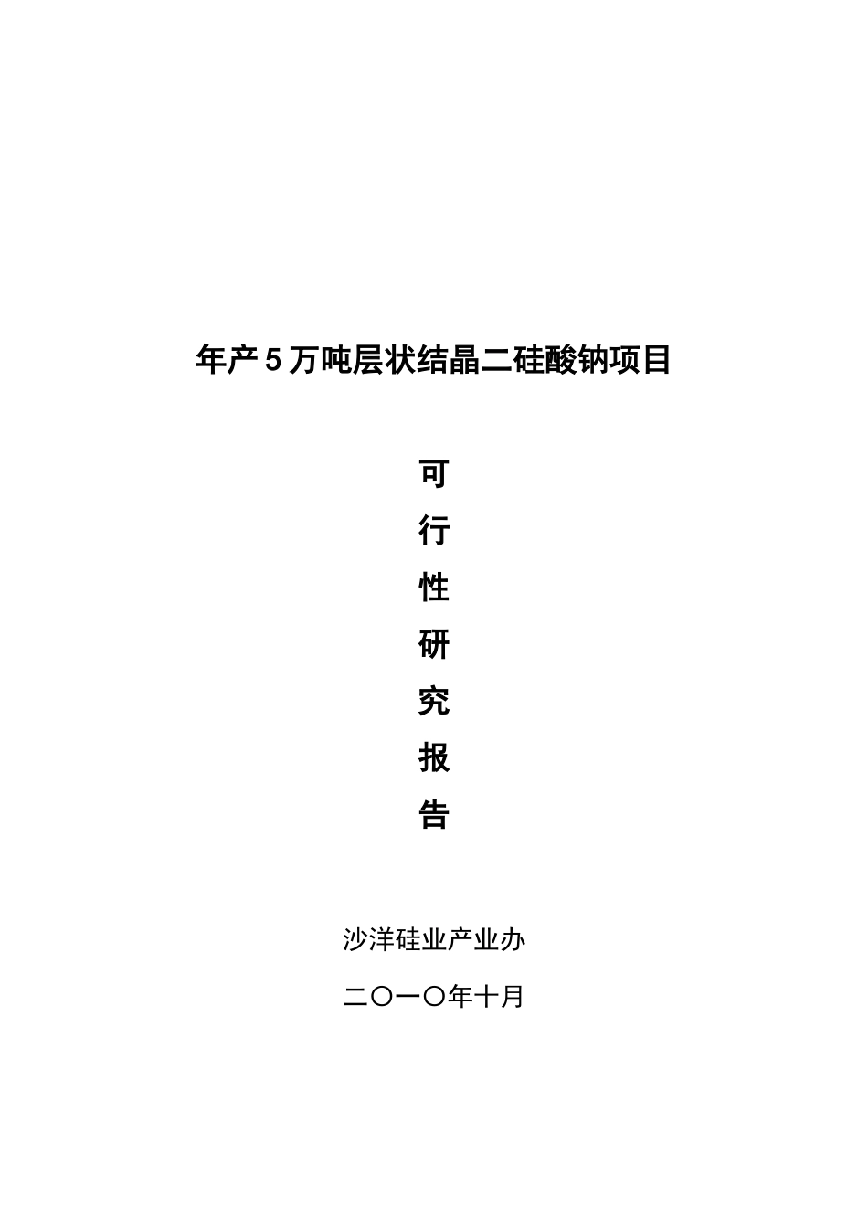 年产5万吨层状结晶二硅酸钠项目可行性研究报告_第2页