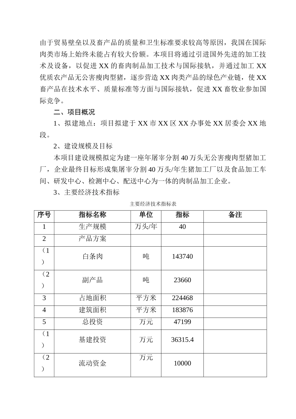 年屠宰40万头生猪冷却肉食品系列加工项目可行性研究报告_第3页