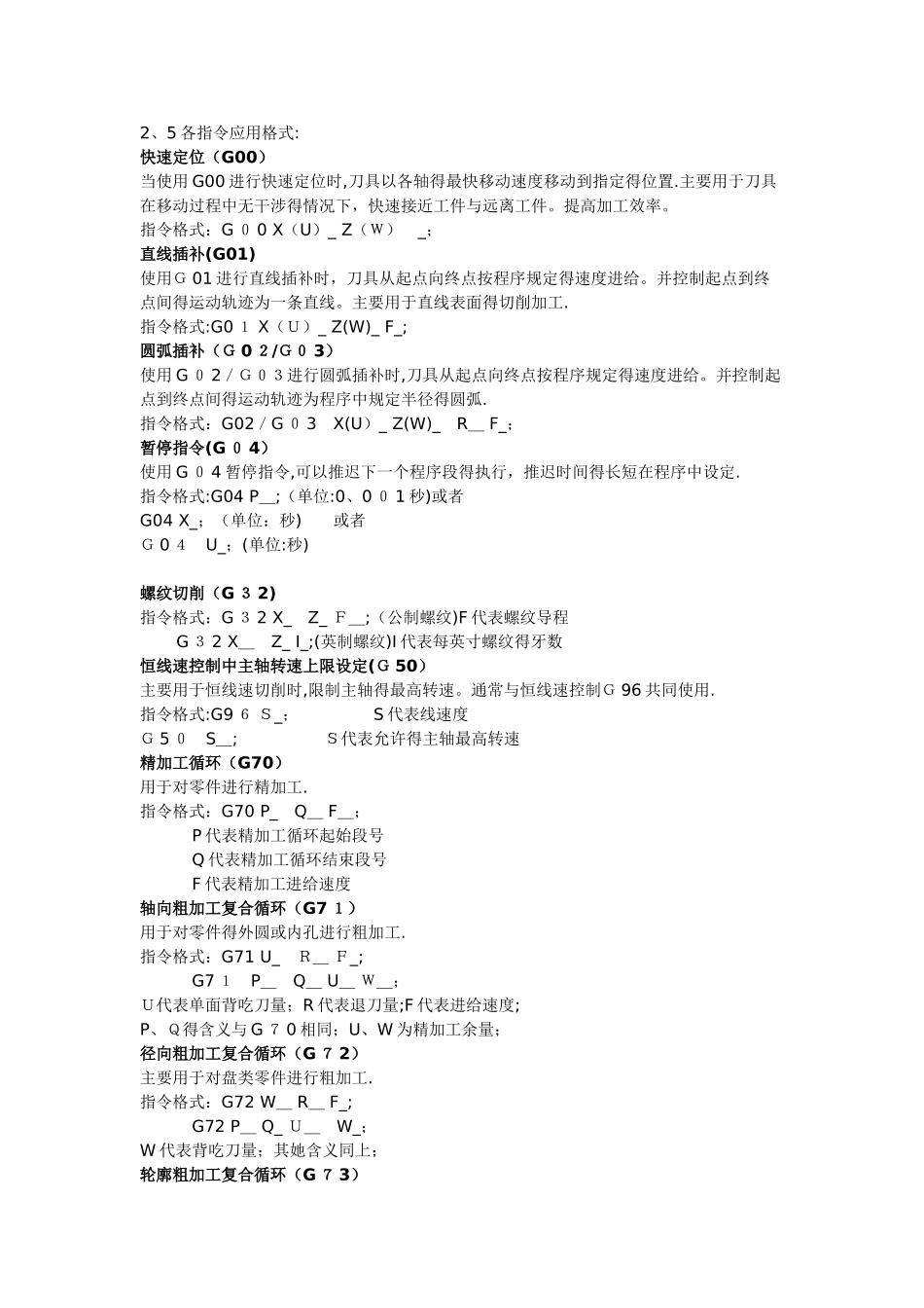 广州数控GSK928TEA代码表_第2页
