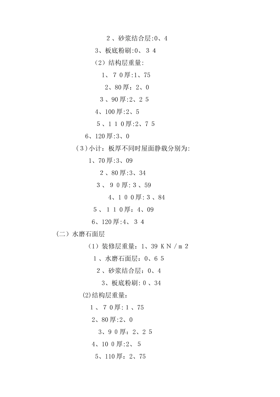 建筑恒活荷载标准值_第2页