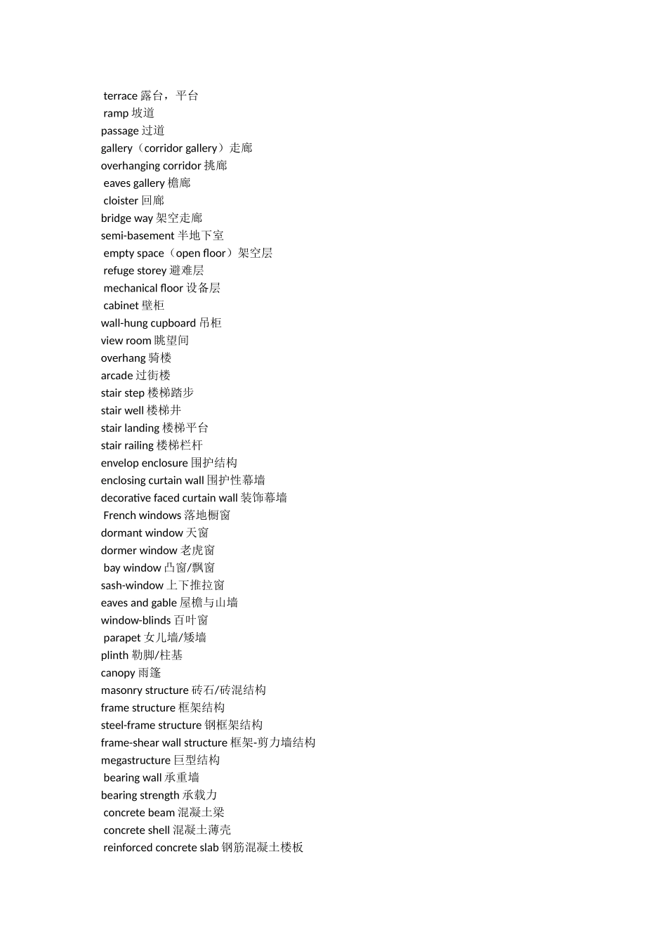 建筑设计英语_第3页