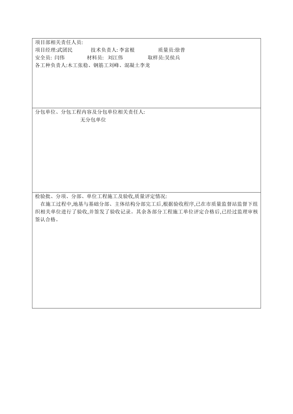 建设工程施工竣工报告-山西省_第2页