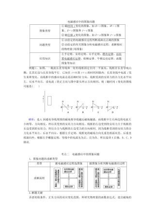 高考物理 电磁感应精讲精练 电磁感应的综合应用之图像问题学案-人教版高三全册物理学案