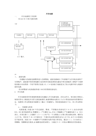 开关电源工作原理