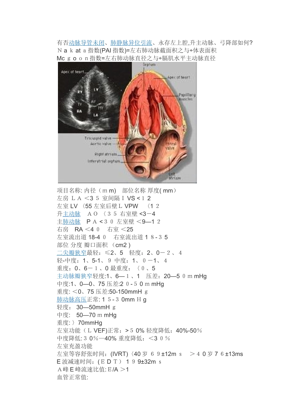 心脏彩超正常值_第2页