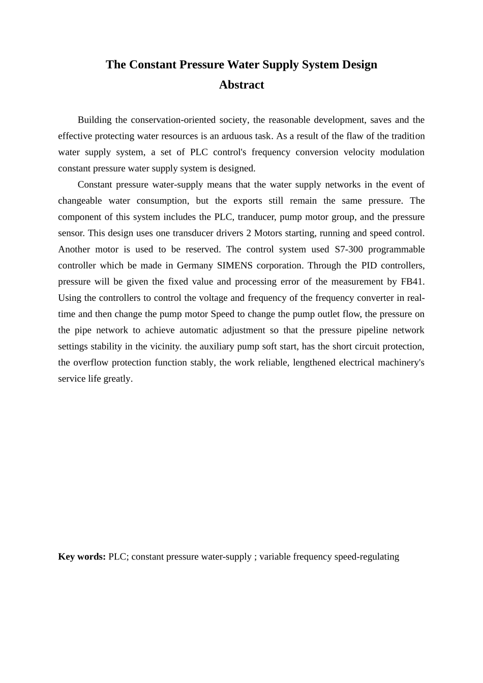 恒压供水系统设计_第2页