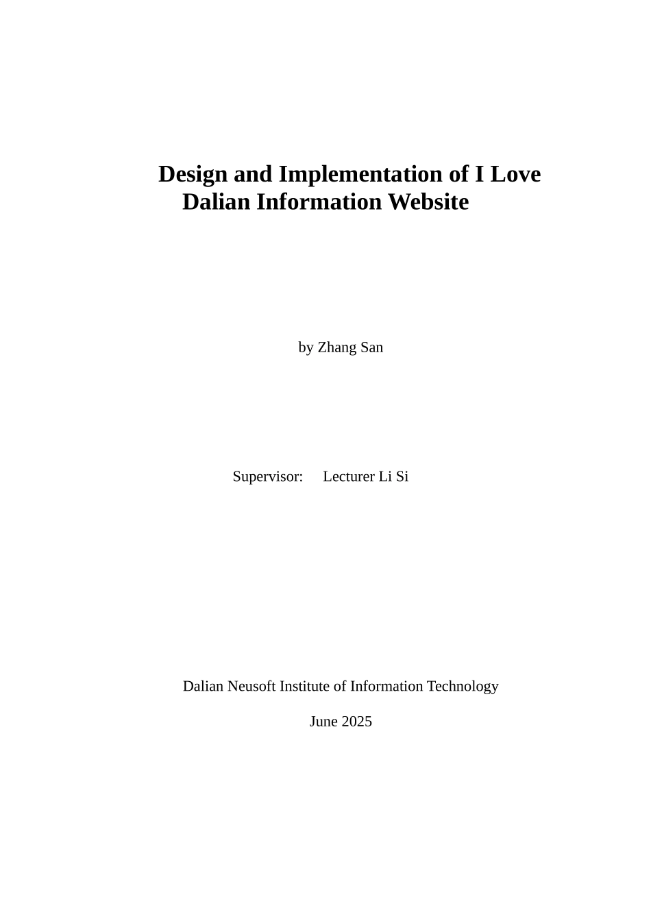 我爱大连信息网站的设计与实现-本科论文_第3页