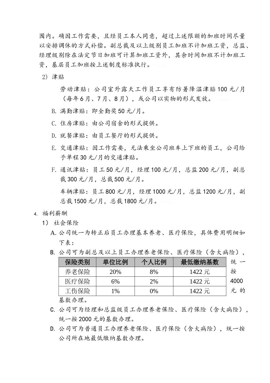 房地产薪酬管理制度_第3页