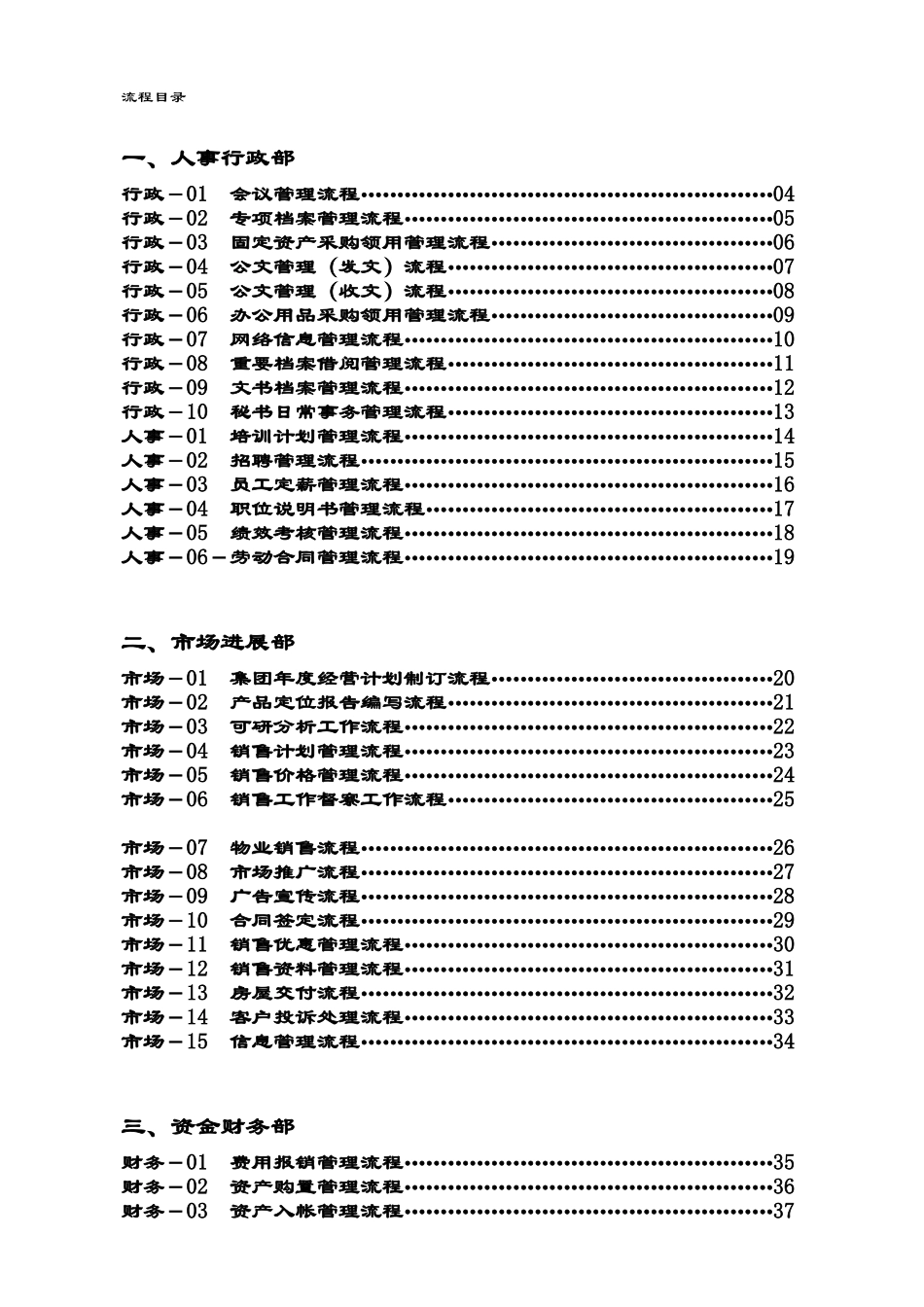 房地产集团全套业务流程图_第1页