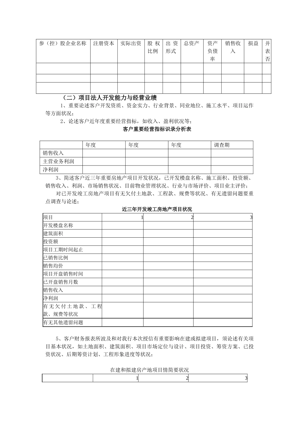 房地产项目开发贷款调查报告格式正稿_第3页