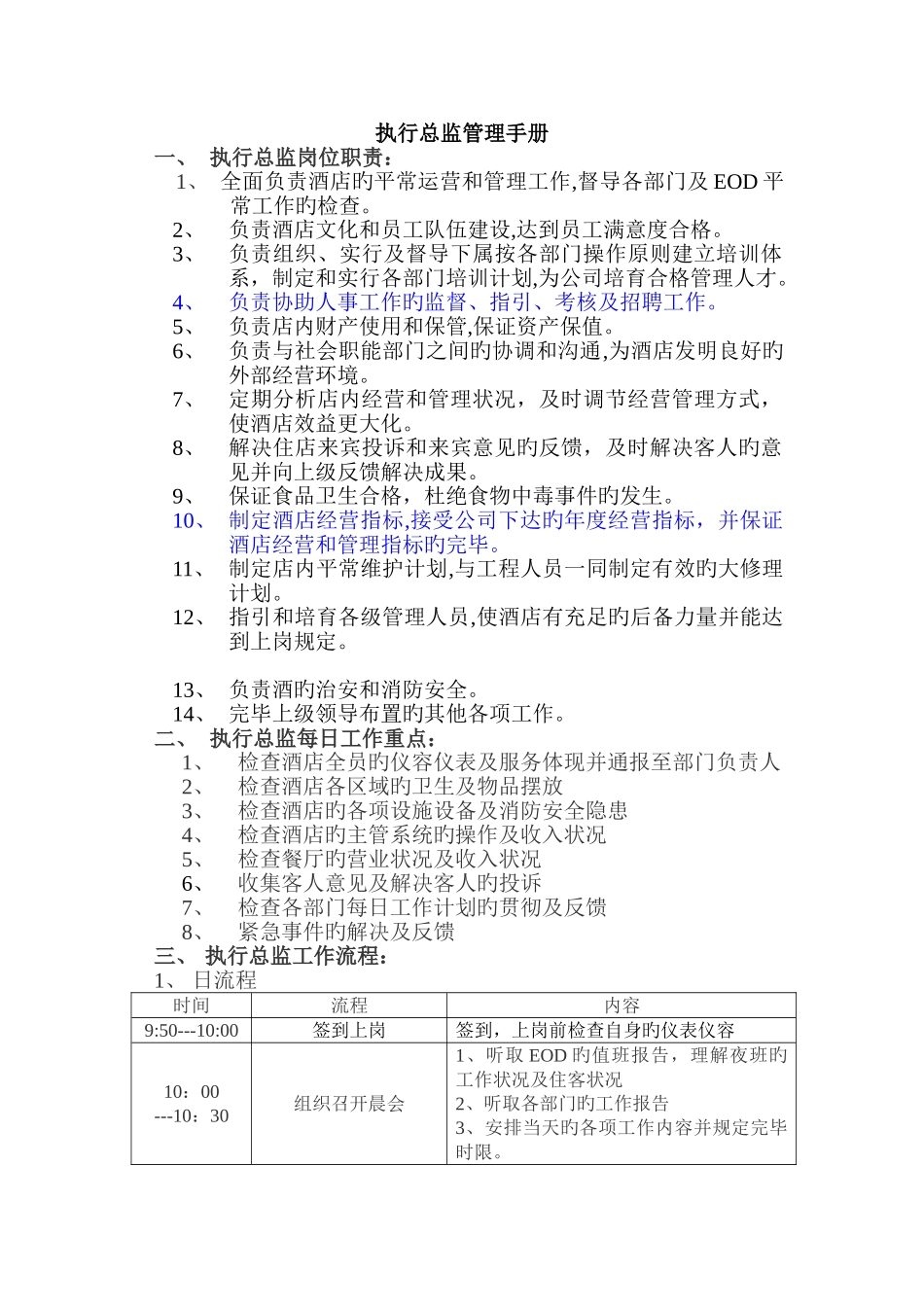 执行总监管理手册_第1页