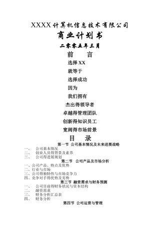 技术_商业计划书