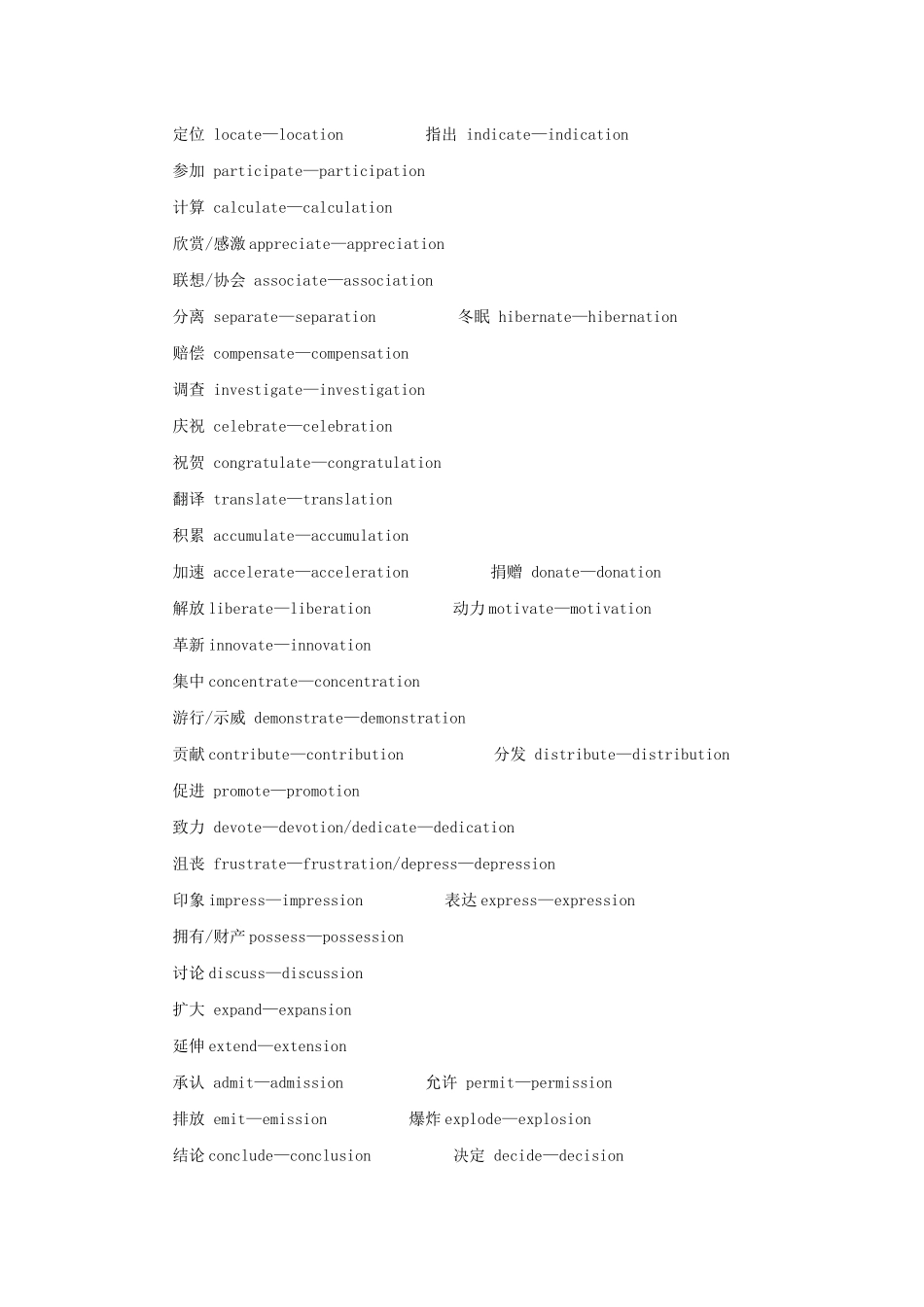 （A版）浙江省高考英语总复习 附录一 构词法教师用书（含解析）-人教版高三全册英语学案_第3页