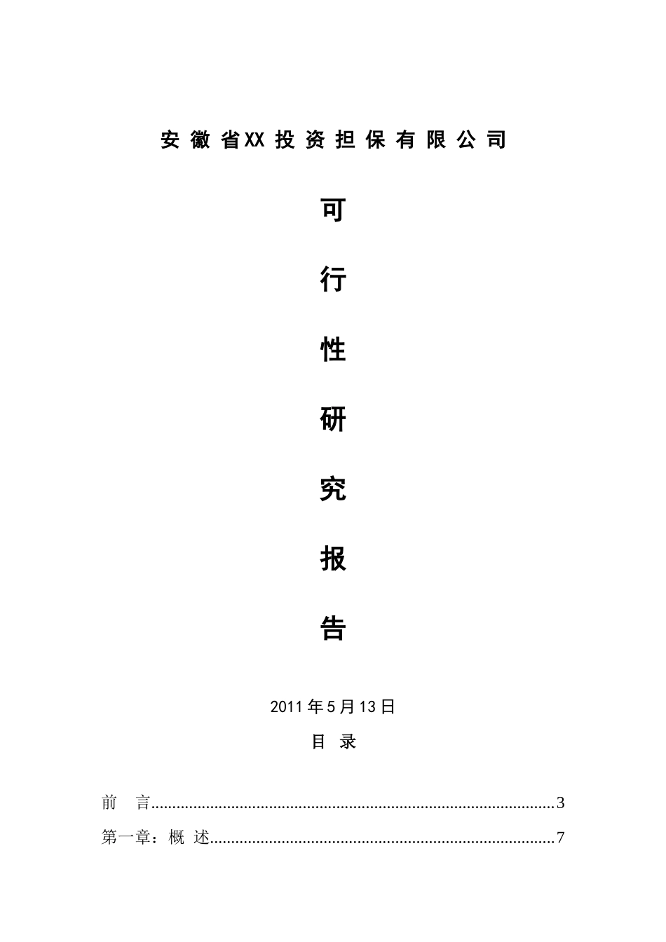 投资担保有限公司可行性研究报告_第2页