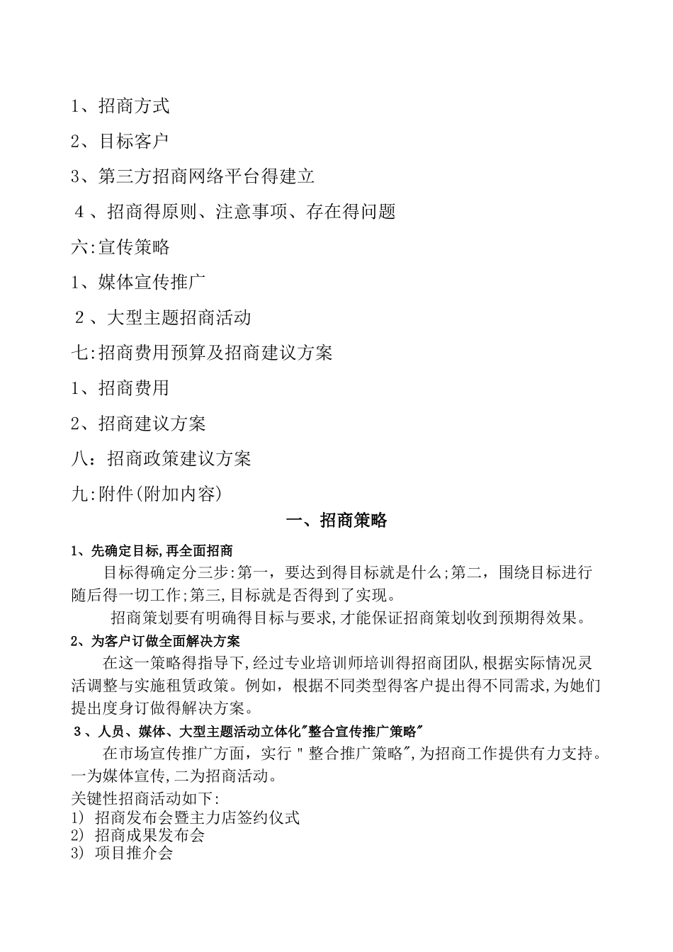 招商工作计划_第2页