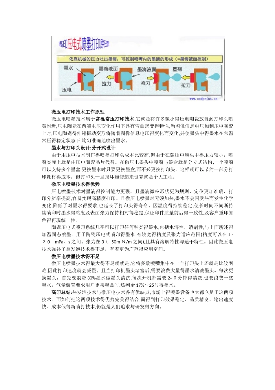 按需喷墨打印：热发泡和压电式区别何在_第3页