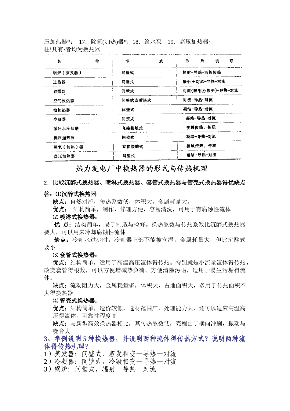 换热器原理与设计期末复习题重点·_第2页